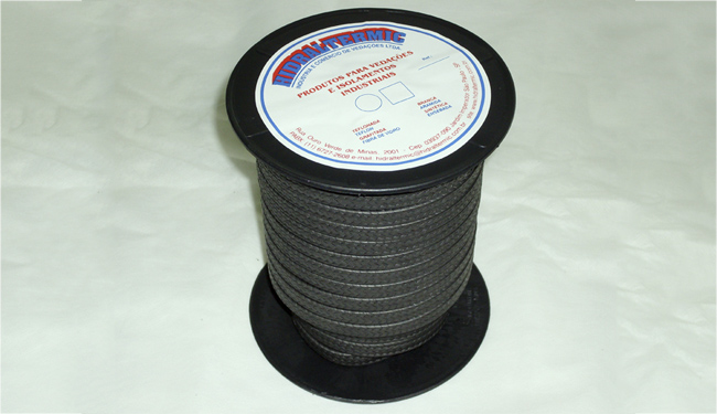 Gaxeta de Fibra de Vidro Pura Gaxeta de Fibra de Vidro Pura