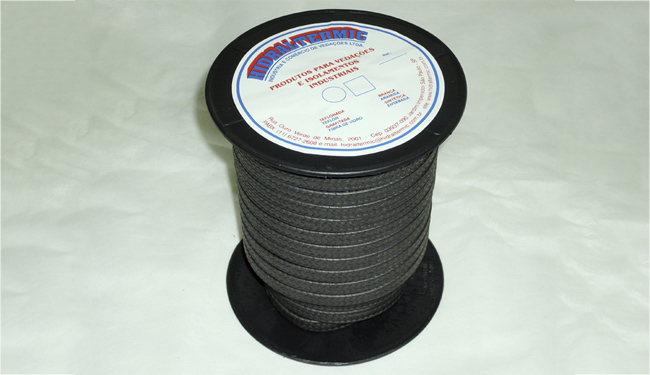 Gaxeta PTFE Grafitado H7070 Gaxeta PTFE Grafitado H7070