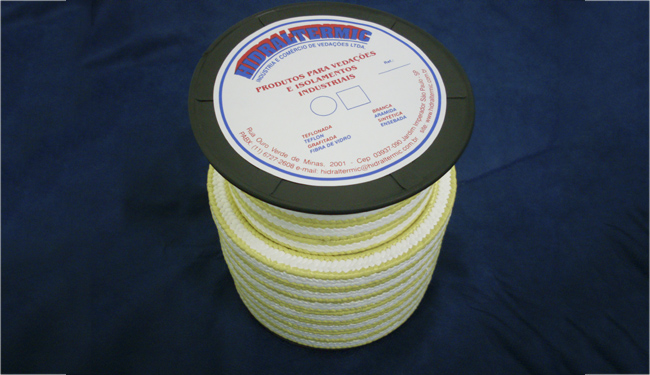 Gaxeta PTFE Grafitado H217 Gaxeta PTFE Grafitado H217